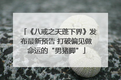 《八戒之天蓬下界》发布最新预告 打破偏见做命运的“男猪脚”