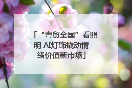 “粤贸全国”看照明 AI灯饰撬动情绪价值新市场