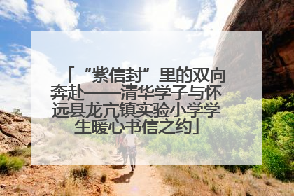 “紫信封”里的双向奔赴——清华学子与怀远县龙亢镇实验小学学生暖心书信之约
