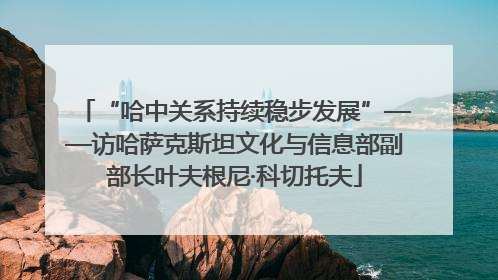 “哈中关系持续稳步发展”——访哈萨克斯坦文化与信息部副部长叶夫根尼·科切托夫