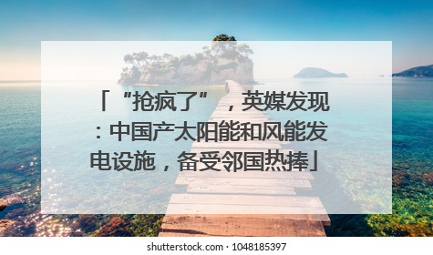 “抢疯了”，英媒发现：中国产太阳能和风能发电设施，备受邻国热捧