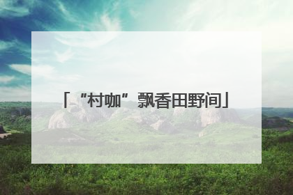 “村咖”飘香田野间