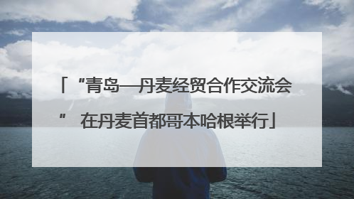 “青岛—丹麦经贸合作交流会” 在丹麦首都哥本哈根举行