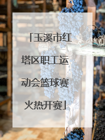 玉溪市红塔区职工运动会篮球赛火热开赛