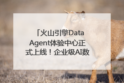 火山引擎Data Agent体验中心正式上线！企业级AI数据专家触手可及