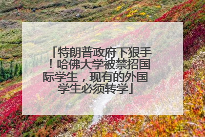 特朗普政府下狠手！哈佛大学被禁招国际学生，现有的外国学生必须转学