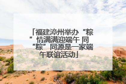 福建漳州举办“粽”情满满迎端午 同“粽”同源是一家端午联谊活动