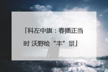 科左中旗：春播正当时 沃野绘“丰”景