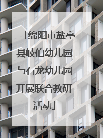 绵阳市盐亭县岐伯幼儿园与石龙幼儿园开展联合教研活动
