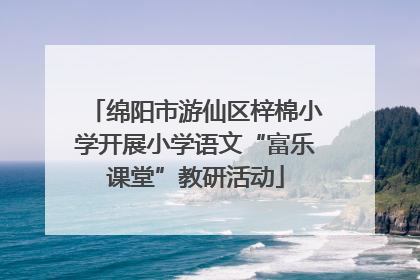 绵阳市游仙区梓棉小学开展小学语文“富乐课堂”教研活动