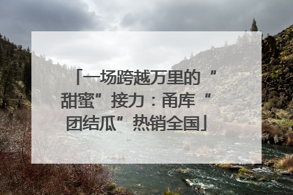 一场跨越万里的“甜蜜”接力：甬库“团结瓜”热销全国
