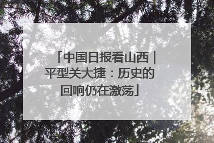 中国日报看山西｜平型关大捷：历史的回响仍在激荡