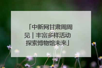 中新网甘肃周周见｜丰富多样活动探索博物馆未来