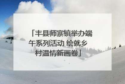 丰县师寨镇举办端午系列活动 绘就乡村温情新画卷