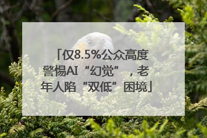 仅8.5%公众高度警惕AI“幻觉”，老年人陷“双低”困境