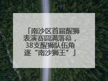 南沙区首届醒狮表演赛圆满落幕，38支醒狮队伍角逐“南沙狮王”