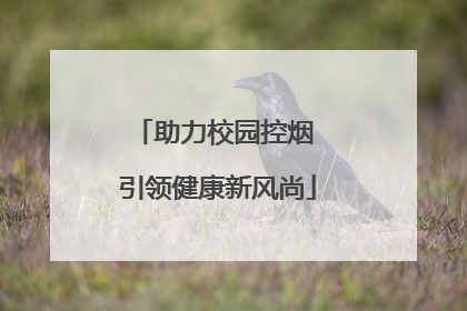 助力校园控烟 引领健康新风尚