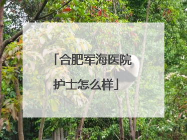 合肥军海医院护士怎么样