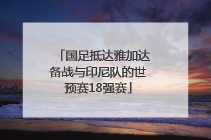 国足抵达雅加达备战与印尼队的世预赛18强赛