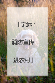 宁远：消防宣传进农村