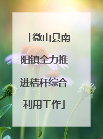 微山县南阳镇全力推进秸秆综合利用工作
