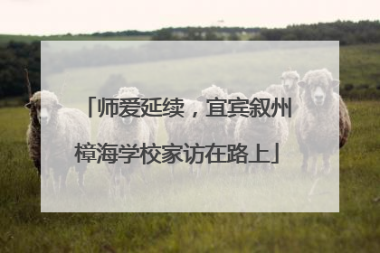 师爱延续，宜宾叙州樟海学校家访在路上