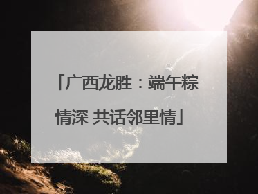 广西龙胜：端午粽情深 共话邻里情
