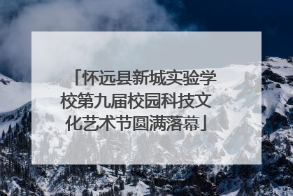 怀远县新城实验学校第九届校园科技文化艺术节圆满落幕