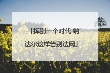 挥别一个时代 纳达尔这样告别法网
