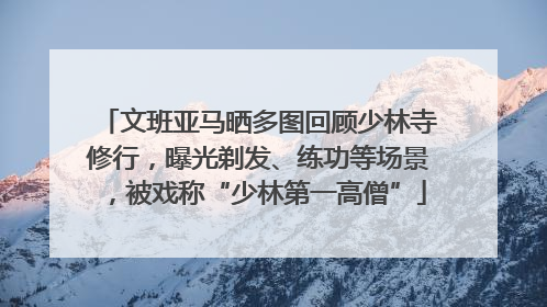 文班亚马晒多图回顾少林寺修行，曝光剃发、练功等场景，被戏称“少林第一高僧”