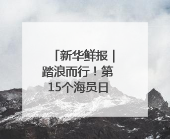 新华鲜报｜踏浪而行！第15个海员日致敬海上贸易“守护人”