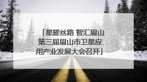 星耀丝路 智汇眉山 第三届眉山市卫星应用产业发展大会召开