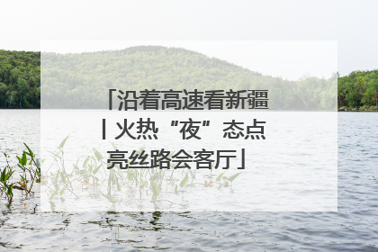 沿着高速看新疆丨火热“夜”态点亮丝路会客厅