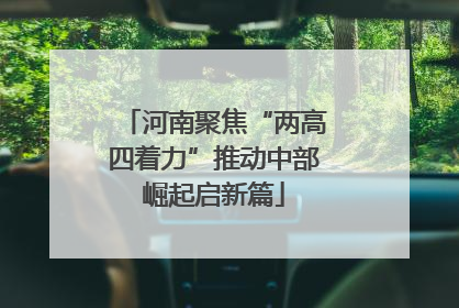 河南聚焦“两高四着力”推动中部崛起启新篇