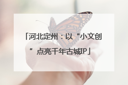 河北定州：以“小文创”点亮千年古城IP