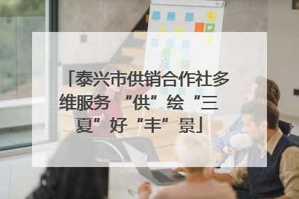 泰兴市供销合作社多维服务 “供”绘“三夏”好“丰”景