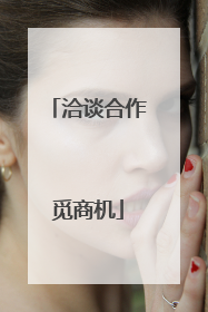 洽谈合作觅商机