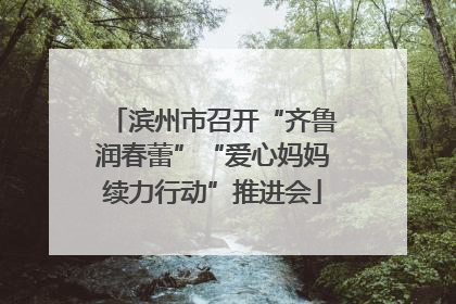 滨州市召开“齐鲁润春蕾”“爱心妈妈续力行动”推进会