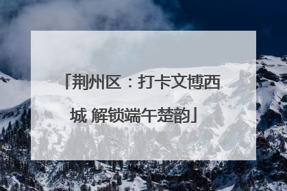 荆州区：打卡文博西城 解锁端午楚韵