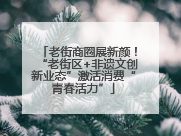 老街商圈展新颜！“老街区+非遗文创新业态”激活消费“青春活力”