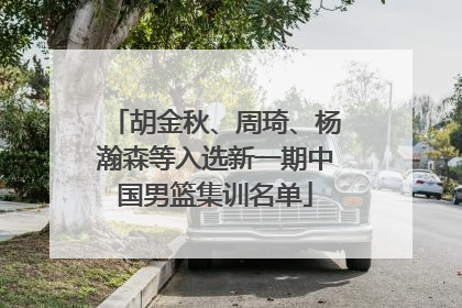 胡金秋、周琦、杨瀚森等入选新一期中国男篮集训名单