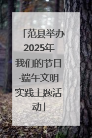 范县举办2025年我们的节日·端午文明实践主题活动