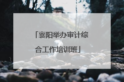 襄阳举办审计综合工作培训班