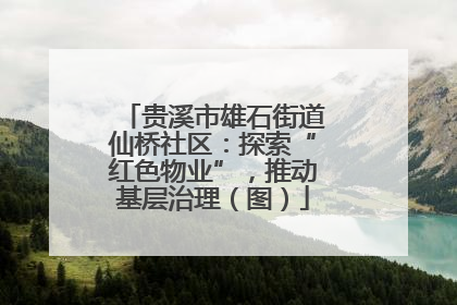 贵溪市雄石街道仙桥社区：探索“红色物业”，推动基层治理（图）