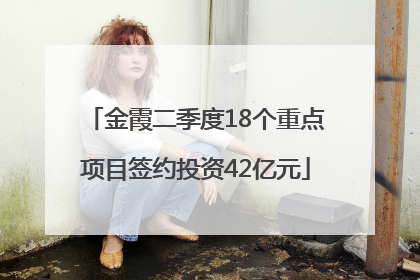 金霞二季度18个重点项目签约投资42亿元