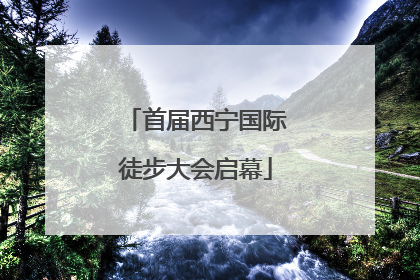 首届西宁国际徒步大会启幕