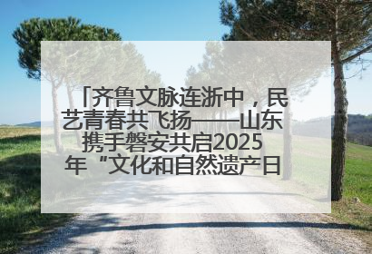 齐鲁文脉连浙中，民艺青春共飞扬——山东携手磐安共启2025年“文化和自然遗产日”系列活动