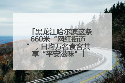 黑龙江哈尔滨这条660米“网红街道”，日均万名食客共享“平安滋味”