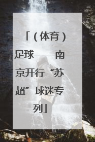 （体育）足球——南京开行“苏超”球迷专列
