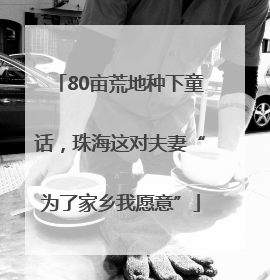 80亩荒地种下童话，珠海这对夫妻“为了家乡我愿意”